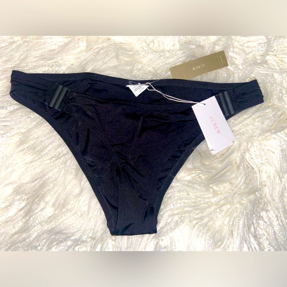 J. Crew Black Classic Bikini